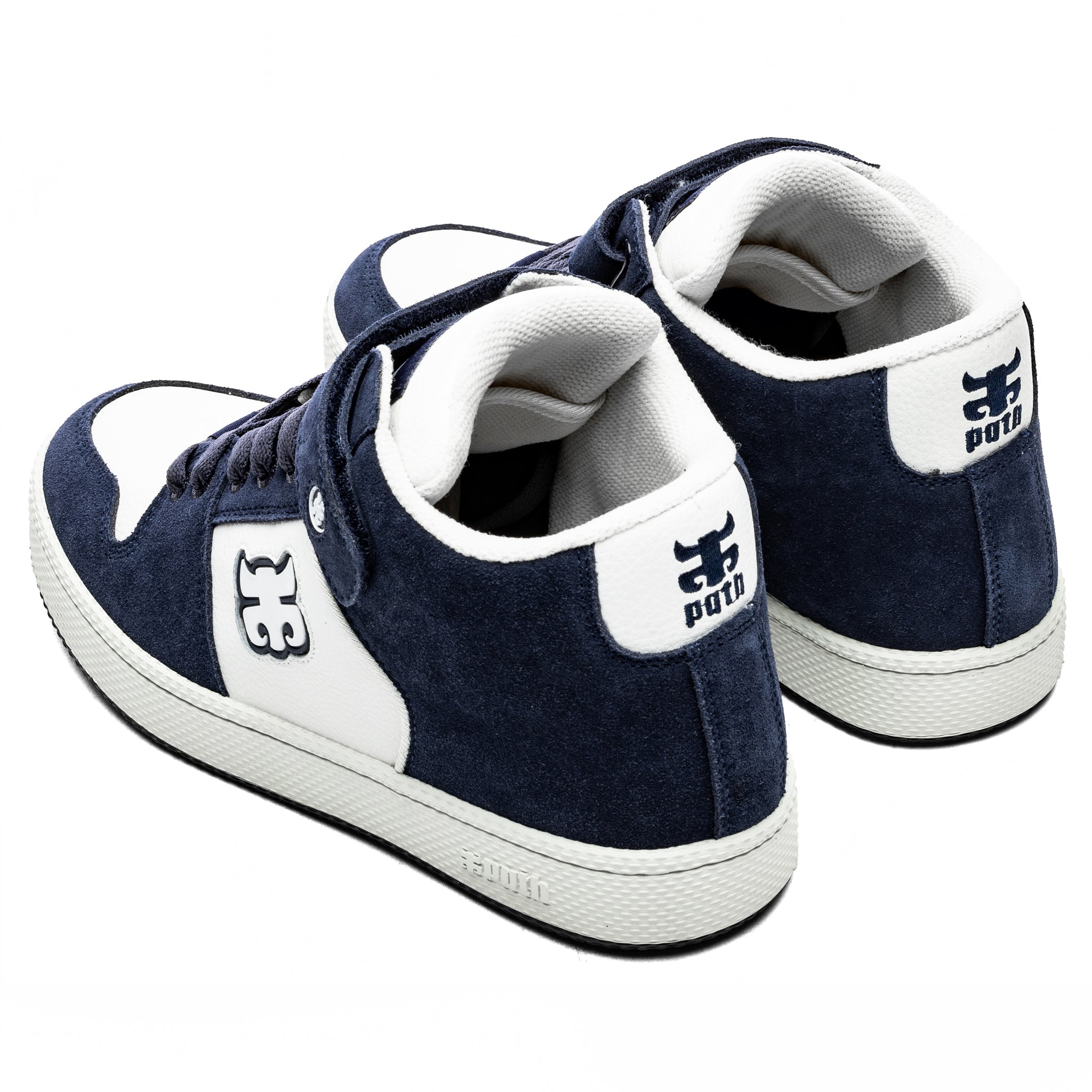 GRASSHOPPER - NAVY SUEDE & WHITE LEATHER