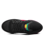 REED MID - BLACK SUEDE HEMP RASTA