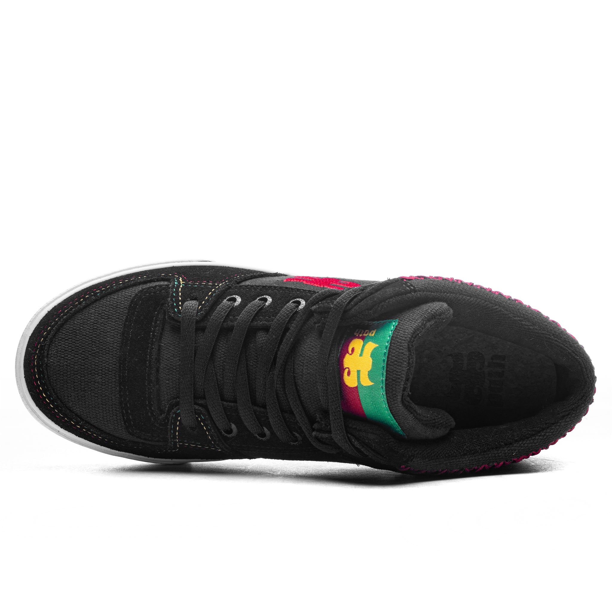 REED MID - BLACK SUEDE HEMP RASTA