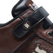 GRASSHOPPER - BURNISHED BROWN LEATHER