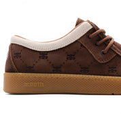 CATS LOW - BROWN EMBOSSED SUEDE