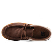 CATS LOW - BROWN EMBOSSED SUEDE