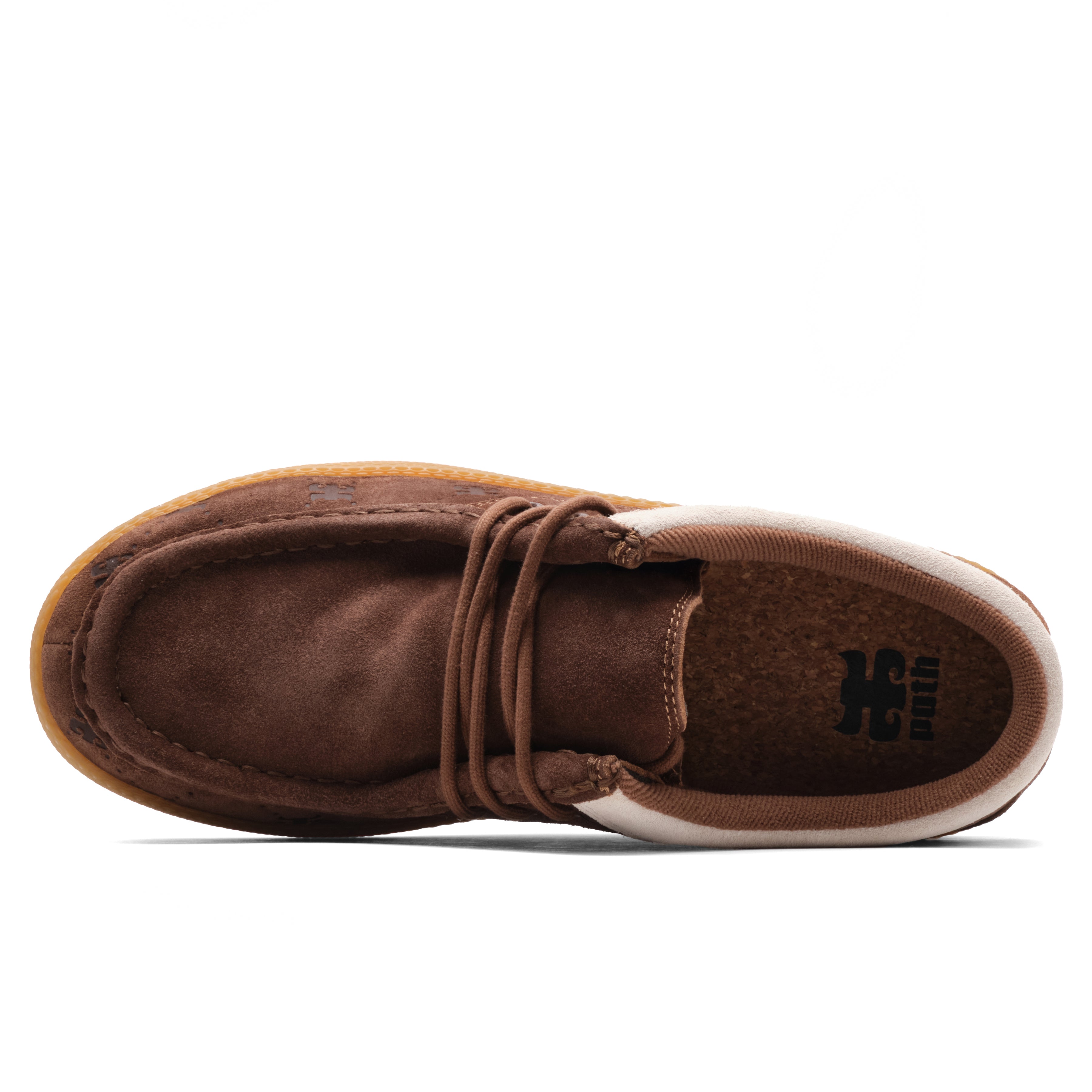 CATS LOW - BROWN EMBOSSED SUEDE
