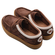 CATS LOW - BROWN EMBOSSED SUEDE