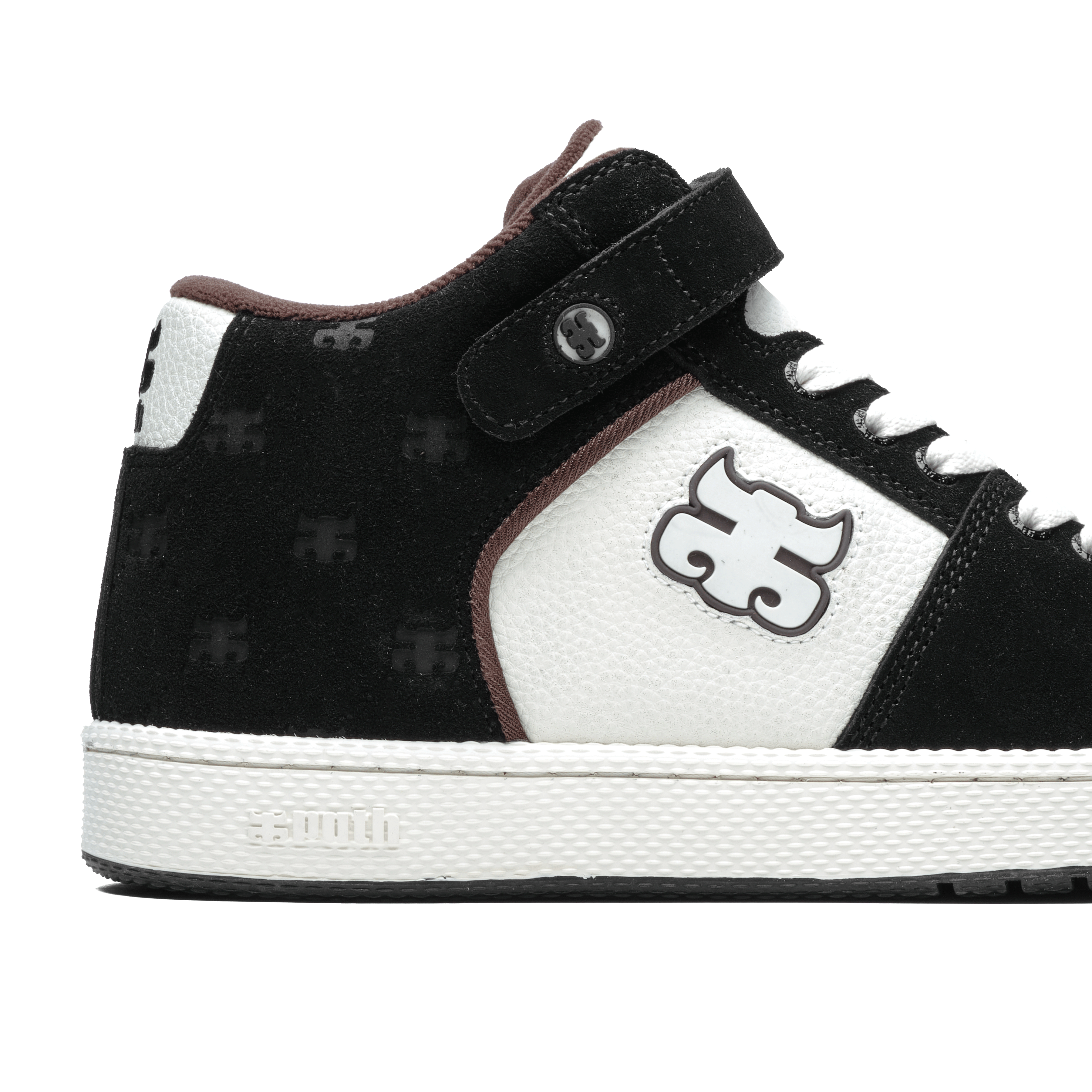 GRASSHOPPER - BLACK SUEDE & IVORY