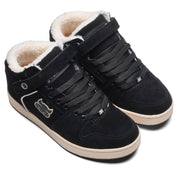 GRASSHOPPER - BLACK WAXED SUEDE & SHEARLING
