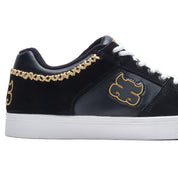 REED LOW - BLACK SHAG SUEDE