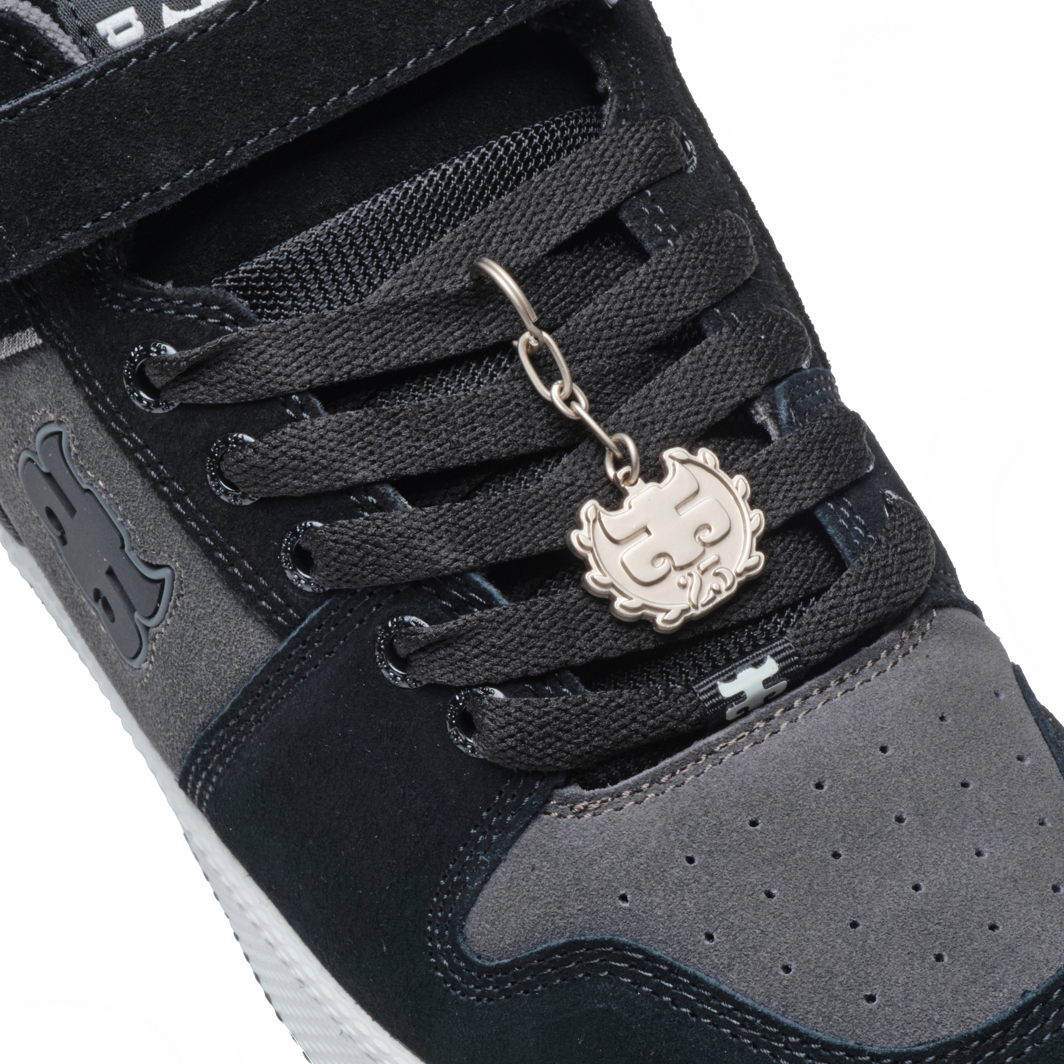GRASSHOPPER - BLACK AND GREY SUEDE