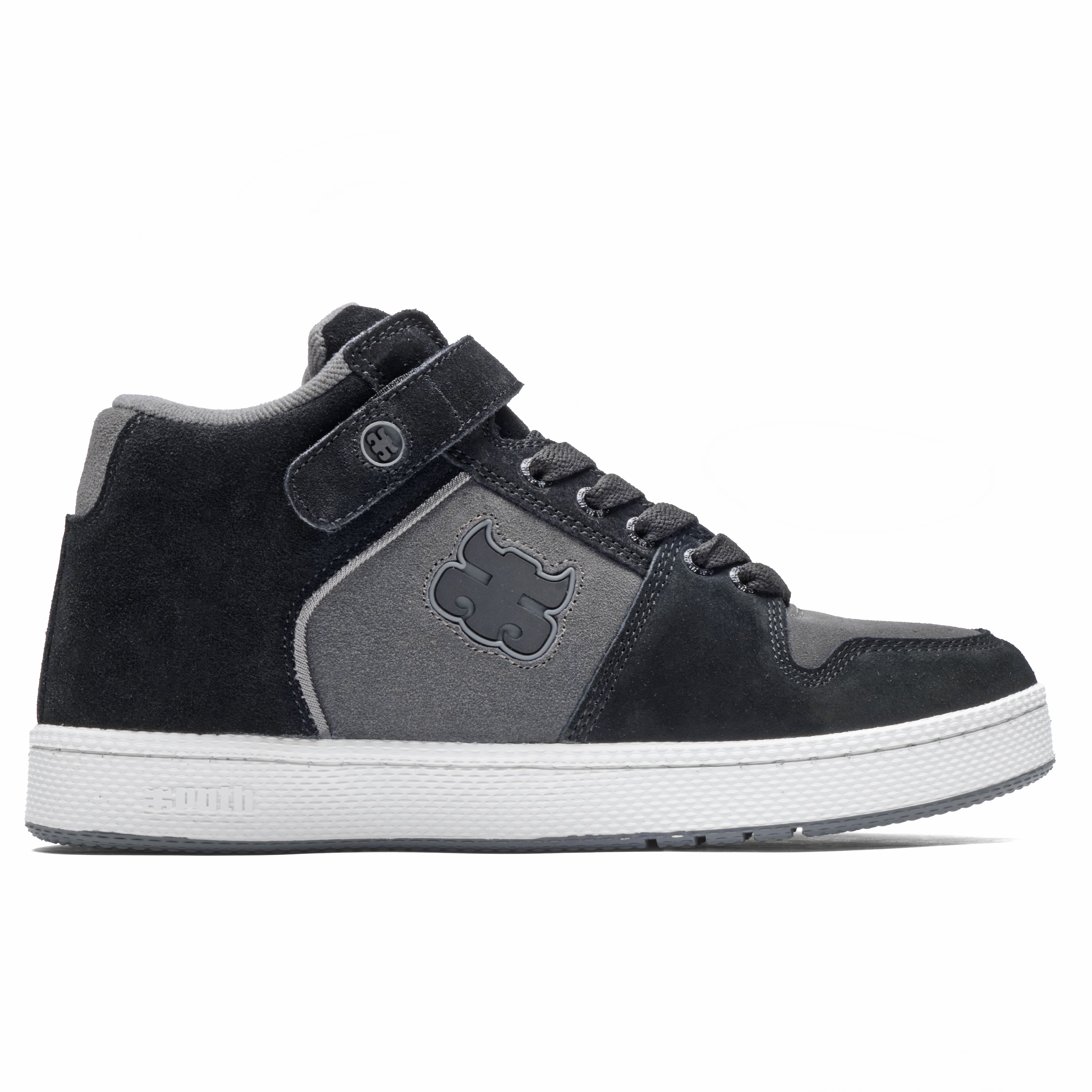GRASSHOPPER - BLACK AND GREY SUEDE