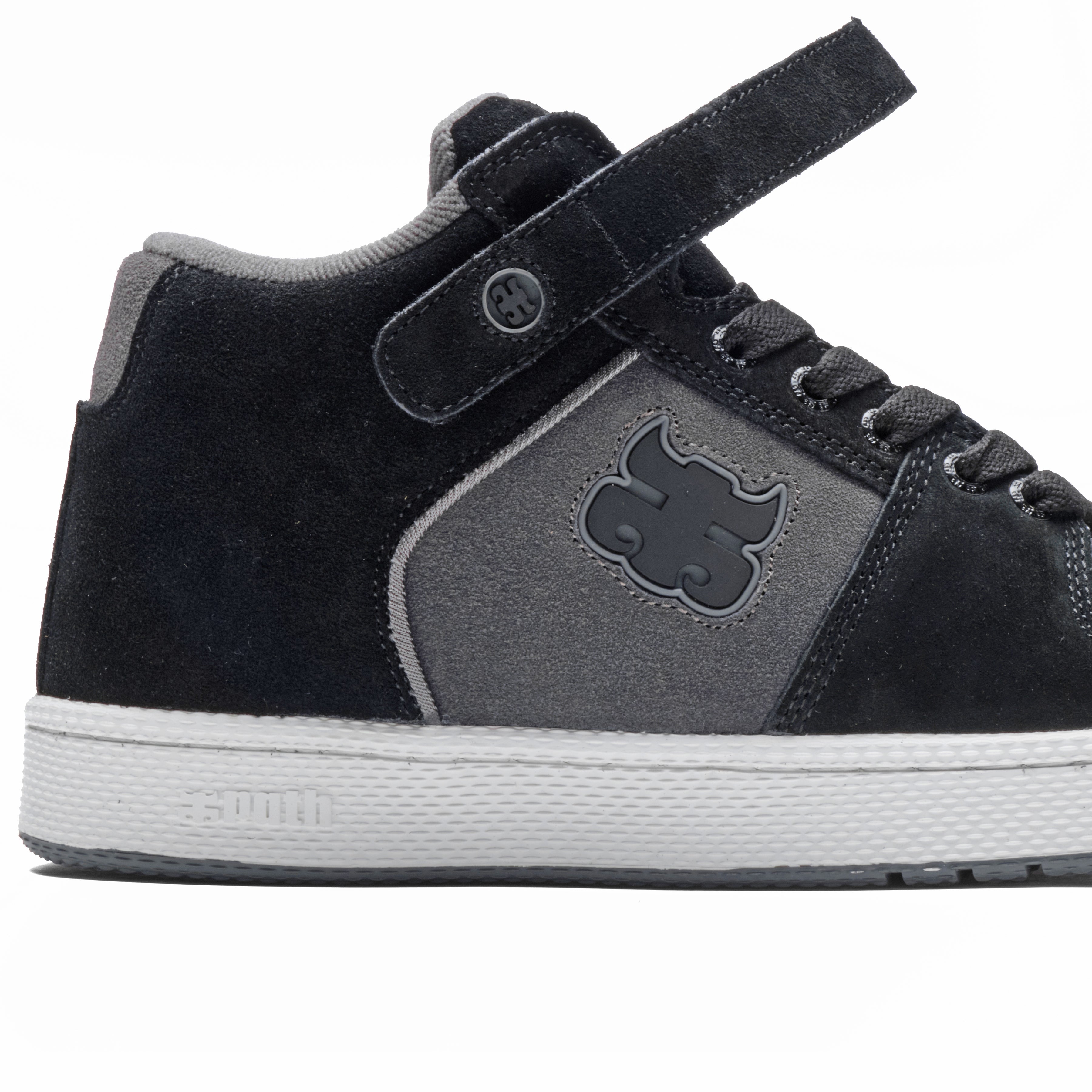 GRASSHOPPER - BLACK AND GREY SUEDE
