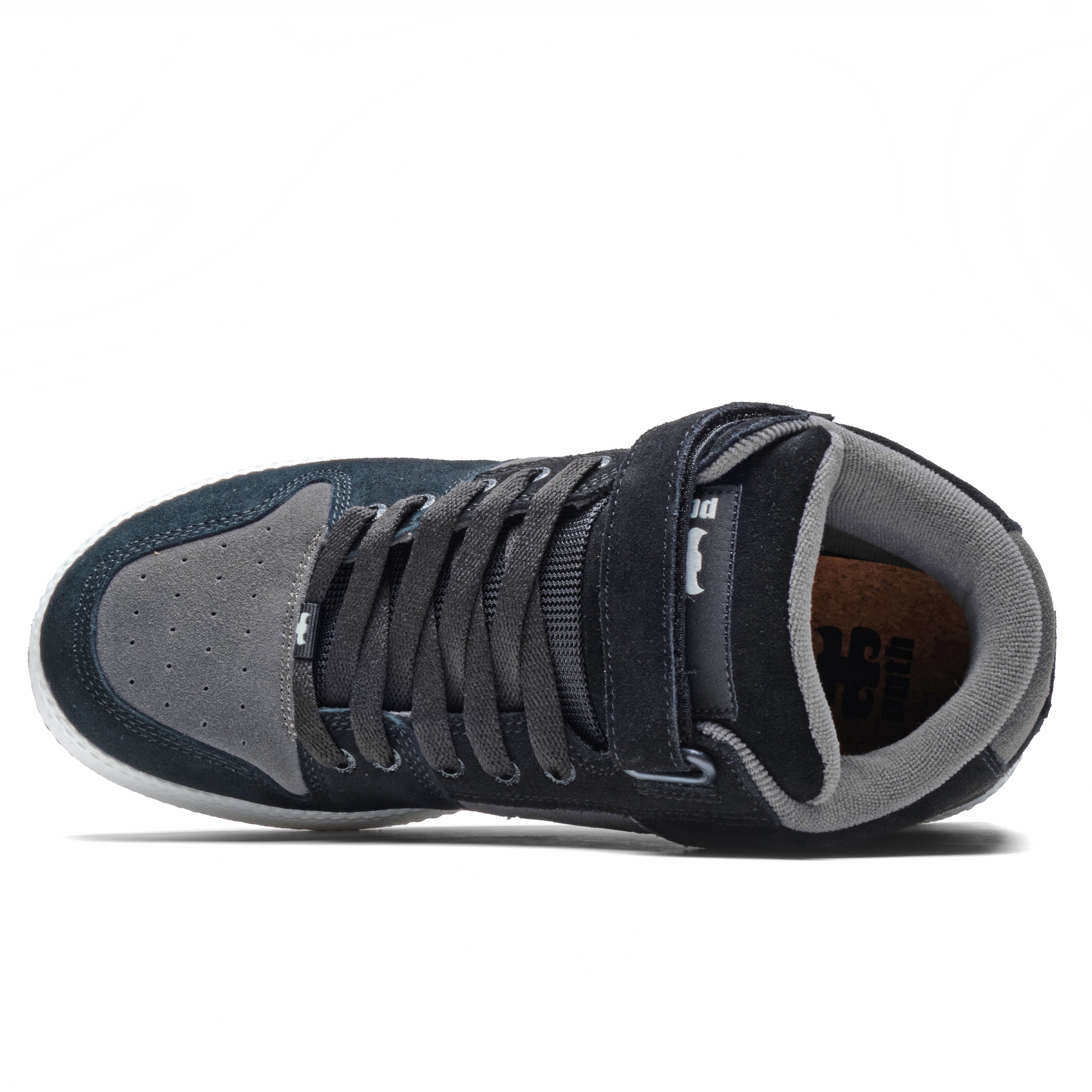 GRASSHOPPER - BLACK AND GREY SUEDE