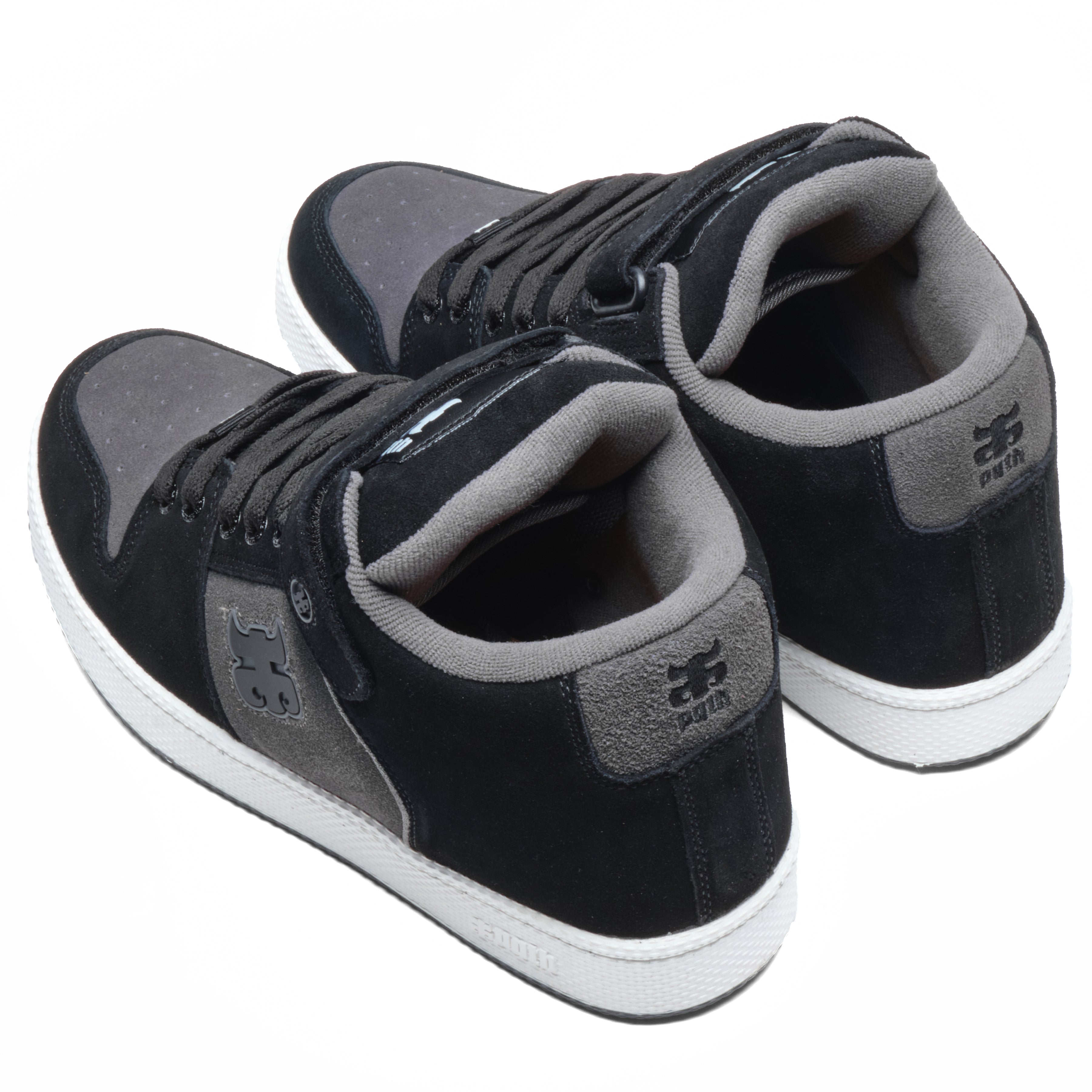 GRASSHOPPER - BLACK AND GREY SUEDE