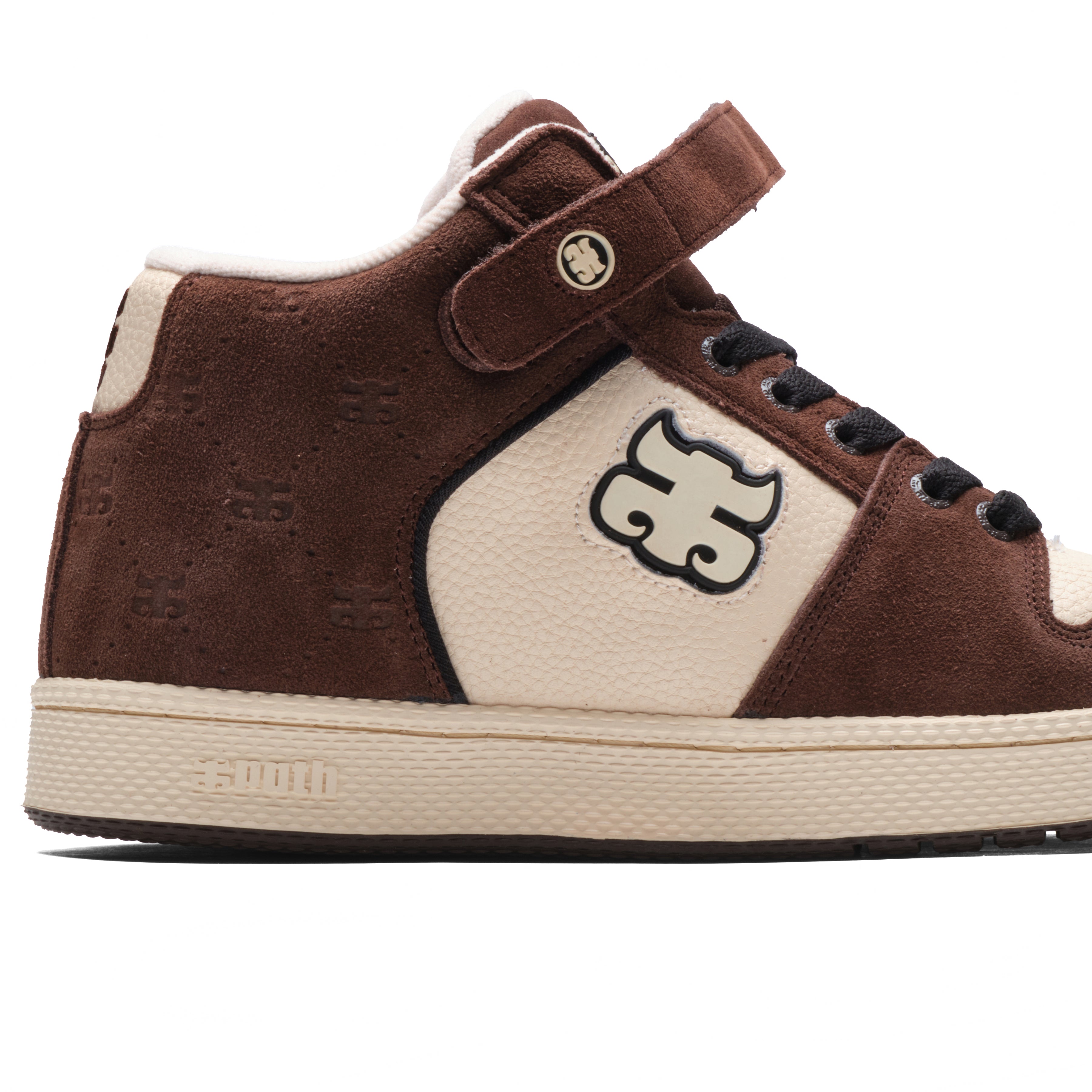 GRASSHOPPER - BROWN SUEDE / PEBBLE LEATHER