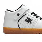 GRASSHOPPER - WHITE LEATHER & PERF