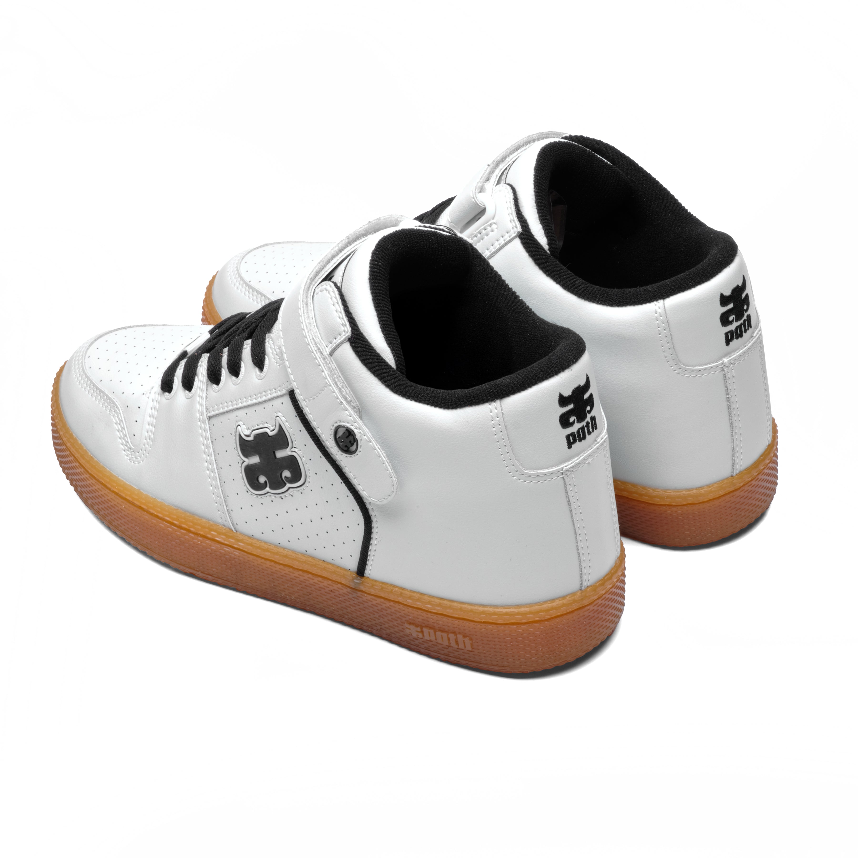 GRASSHOPPER - WHITE LEATHER & PERF