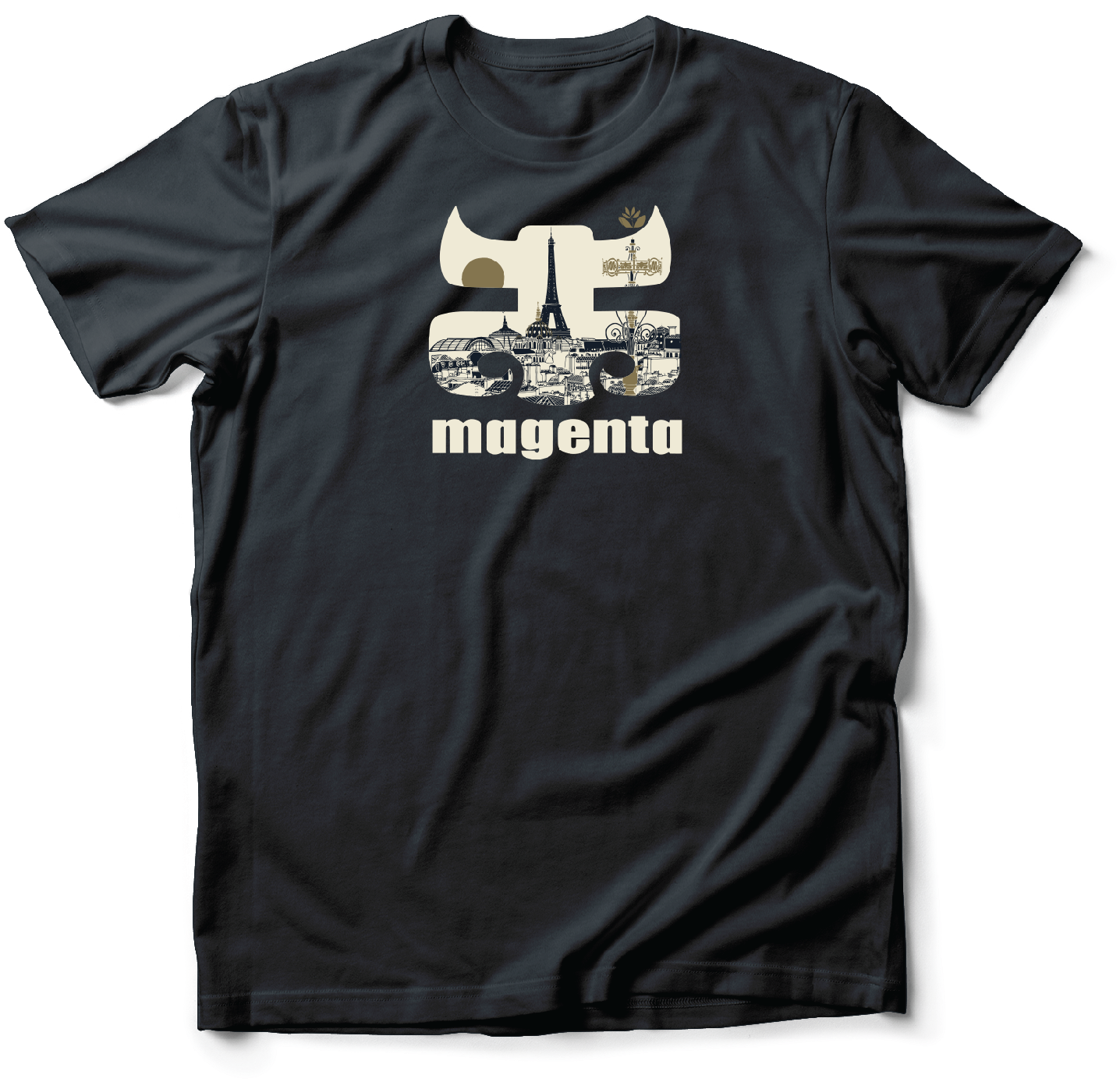 IPATH X MAGENTA - IPARIS TEE IN CHARCOAL